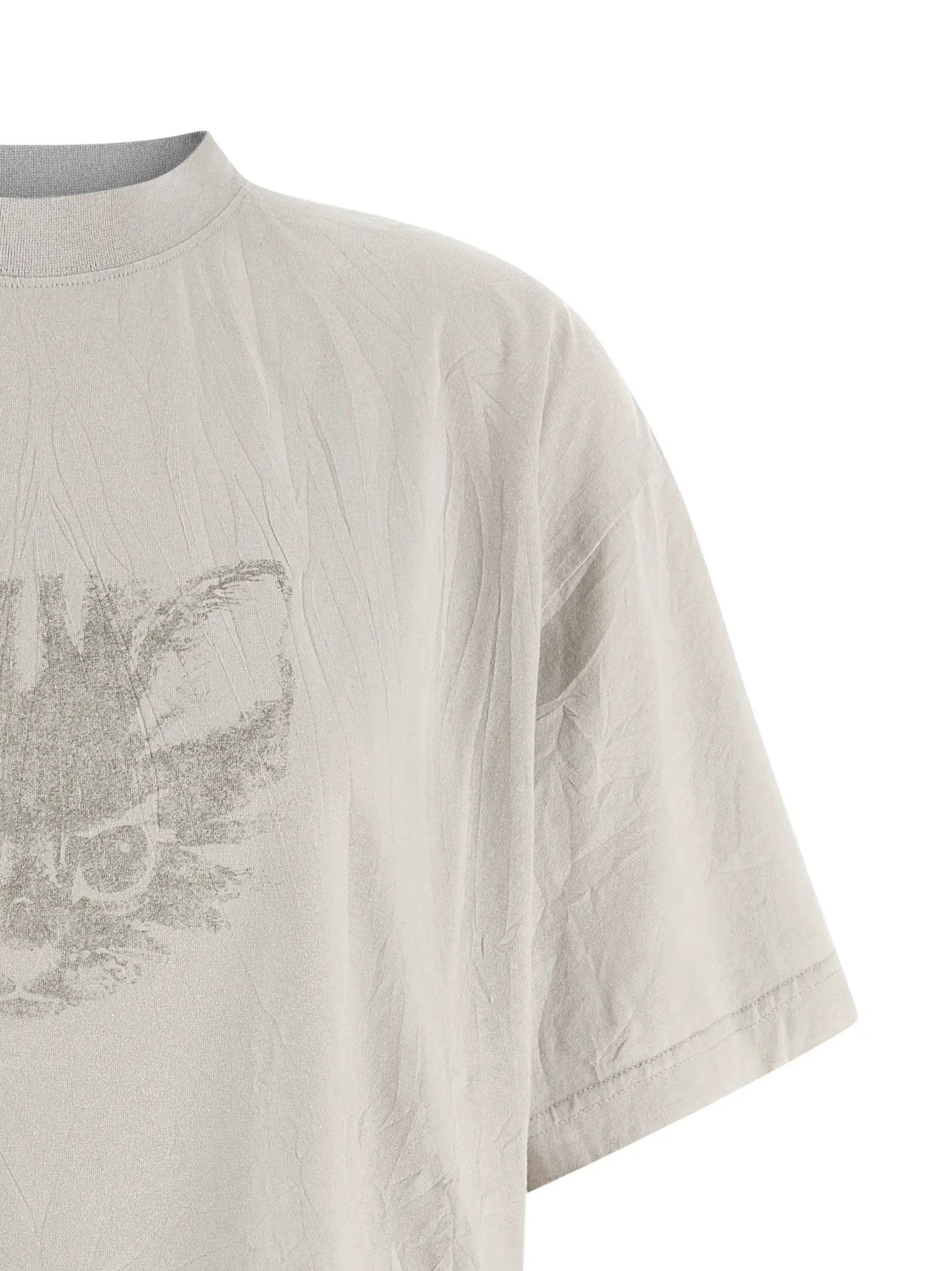 Balenciaga White Cotton T-Shirt
