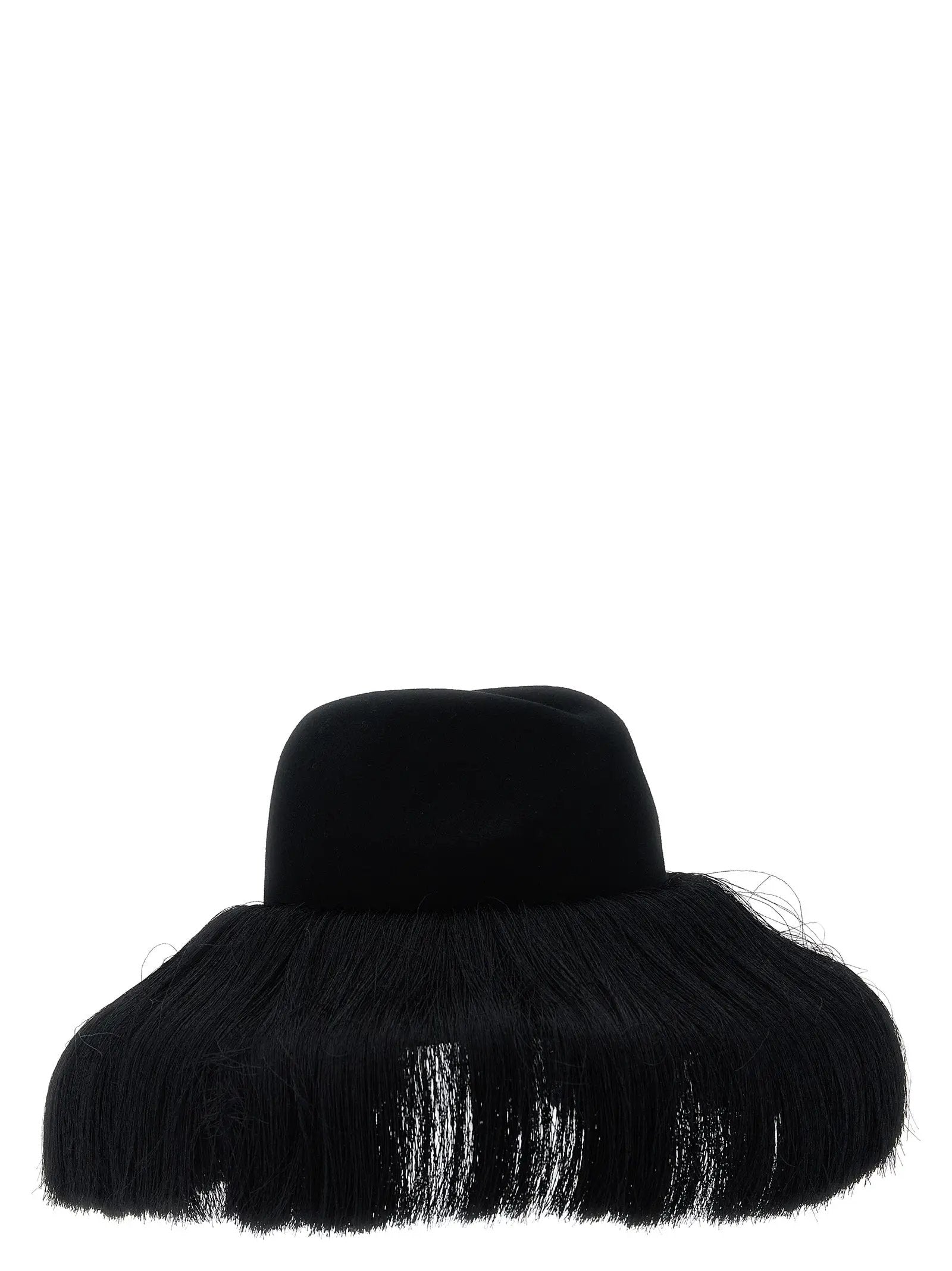 Comme Des Garçons Black Wool Fedora
