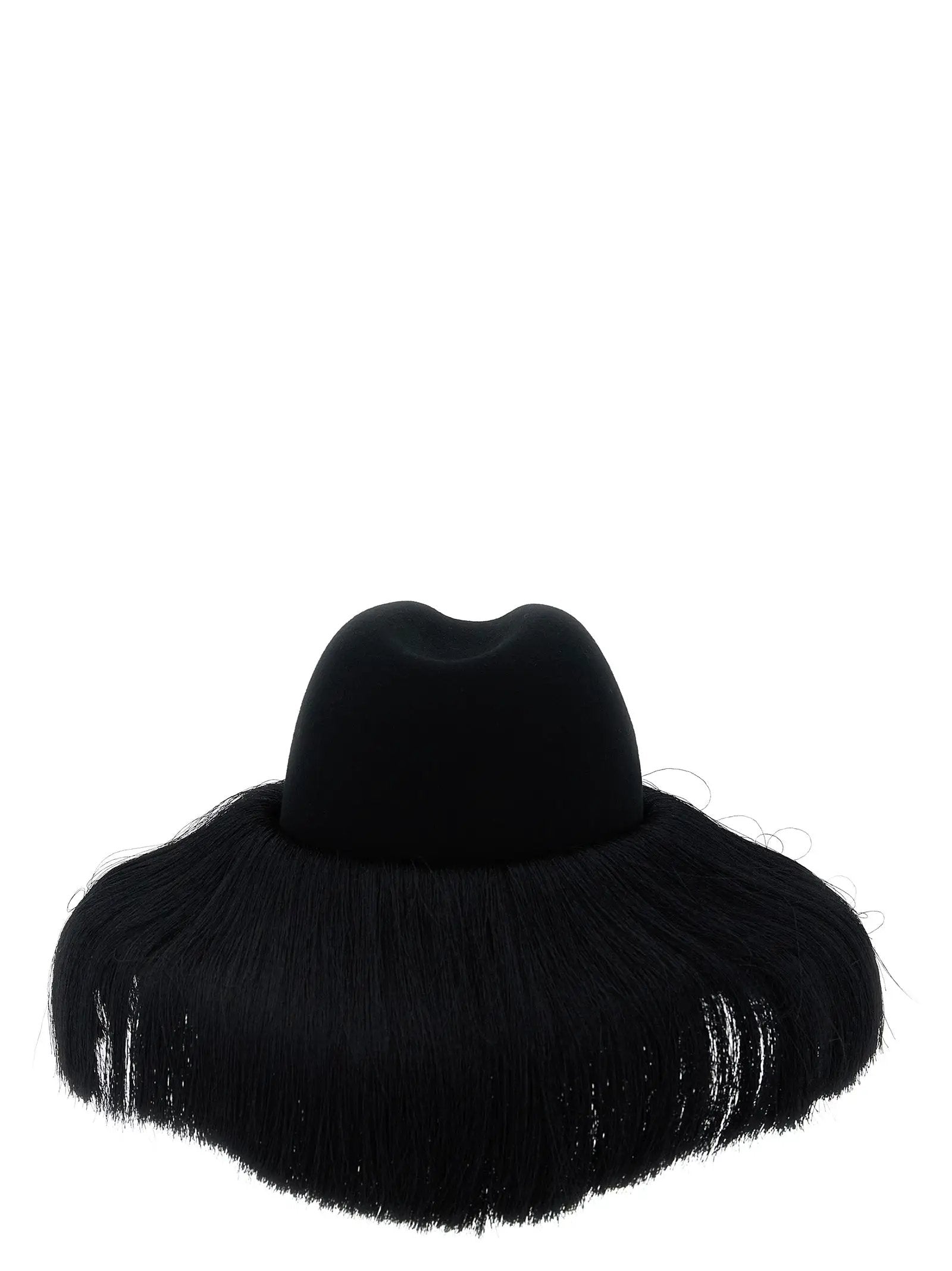 Comme Des Garçons Black Wool Fedora