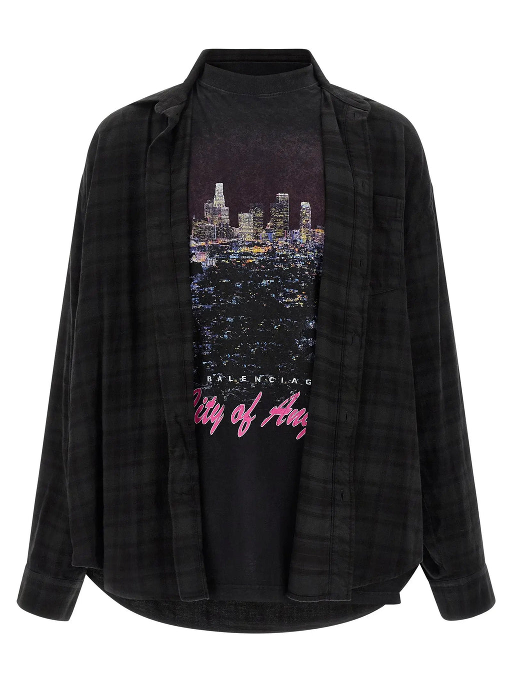 Balenciaga Black Cotton Blouse