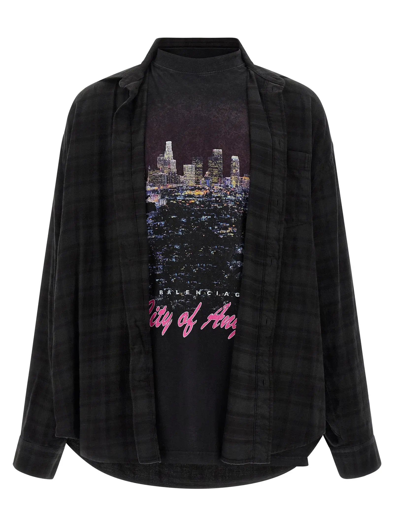 Balenciaga Black Cotton Blouse
