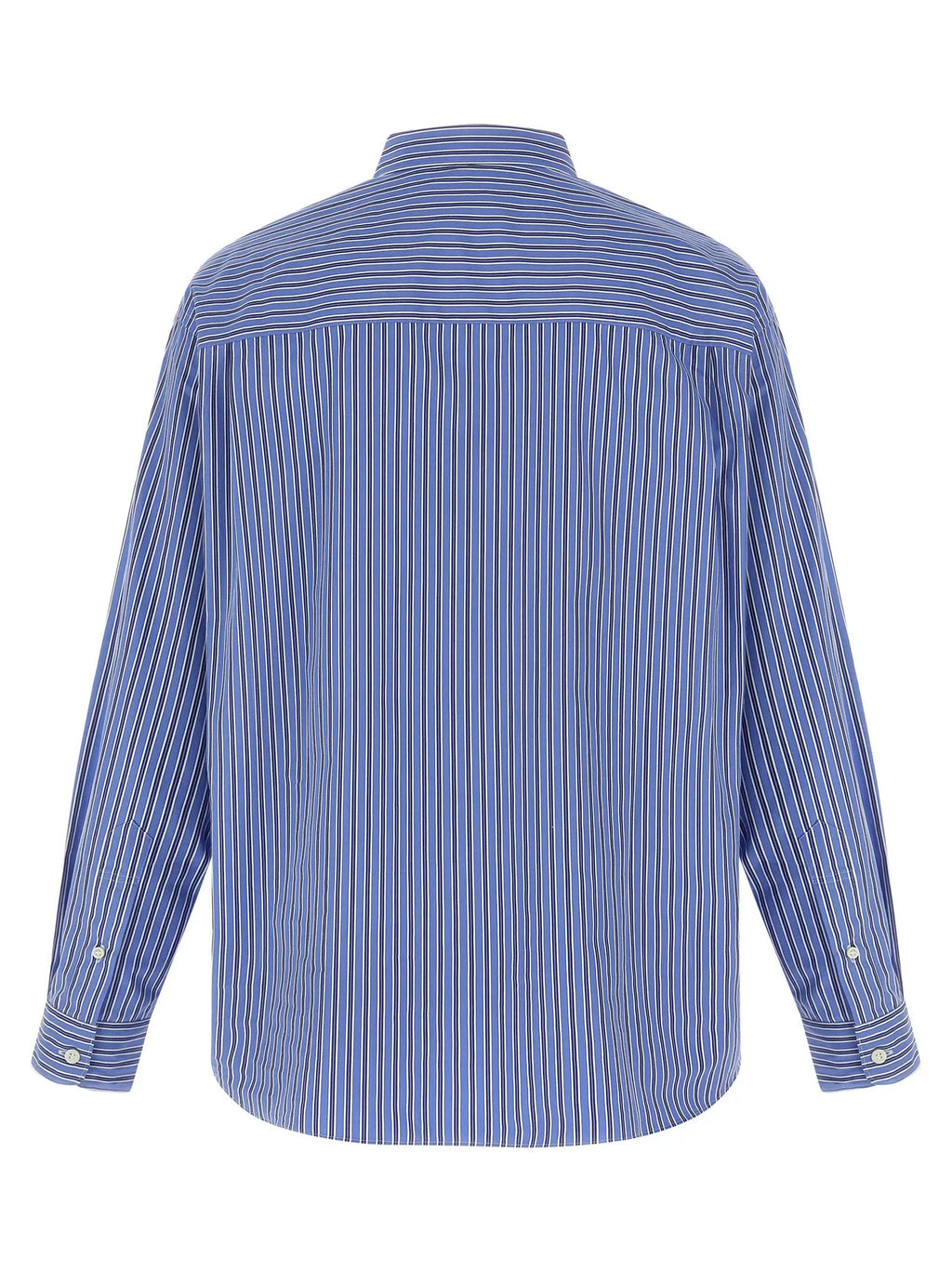 Comme Des Garçons Blue Cotton Blouse
