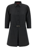 Gucci Gray Wool Short Dress