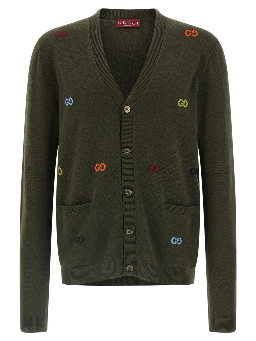 Gucci Bicolor Cashmere Cardigan