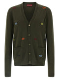Gucci Bicolor Cashmere Cardigan