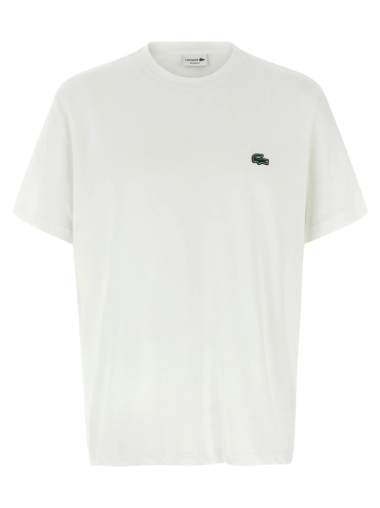 Lacoste White Cotton T-Shirt