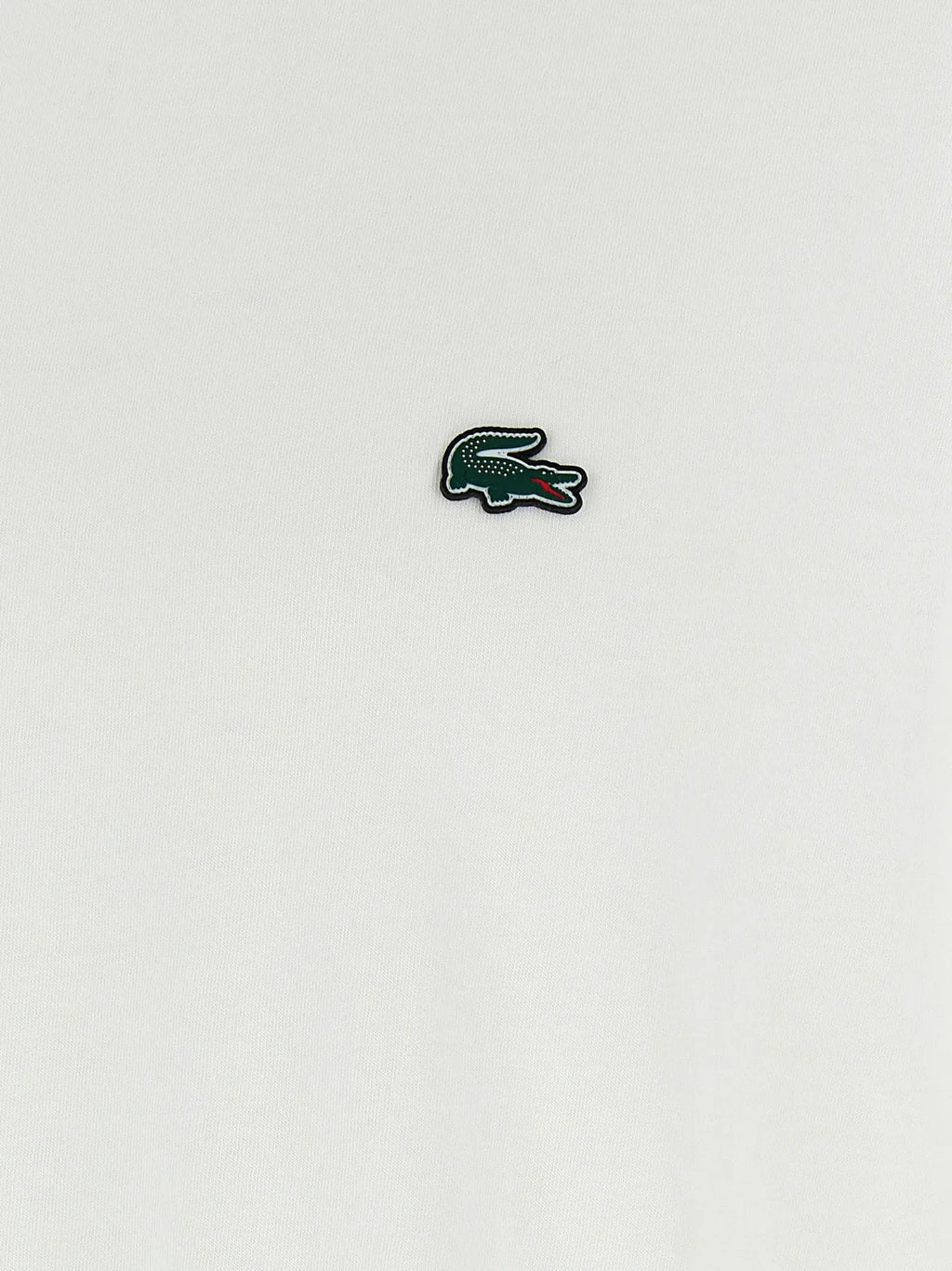 Lacoste White Cotton T-Shirt