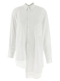 Comme Des Garçons White Cotton Blouse