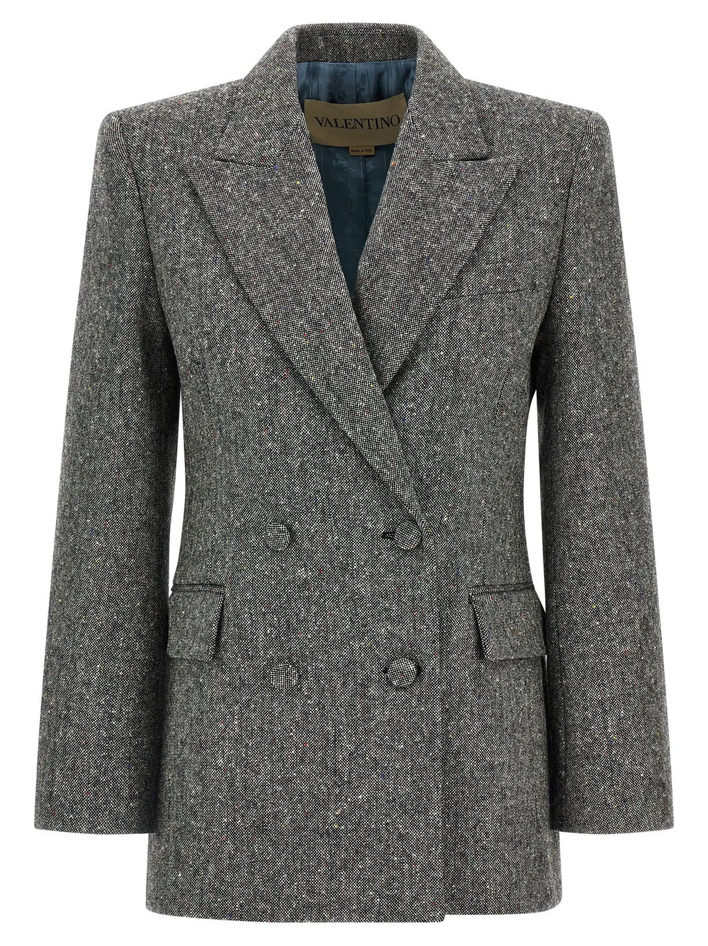 Valentino Garavani Gray Virgin Wool Blazer