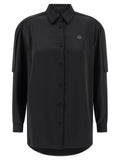 MONCLER GENIUS Black Polyester Blouse