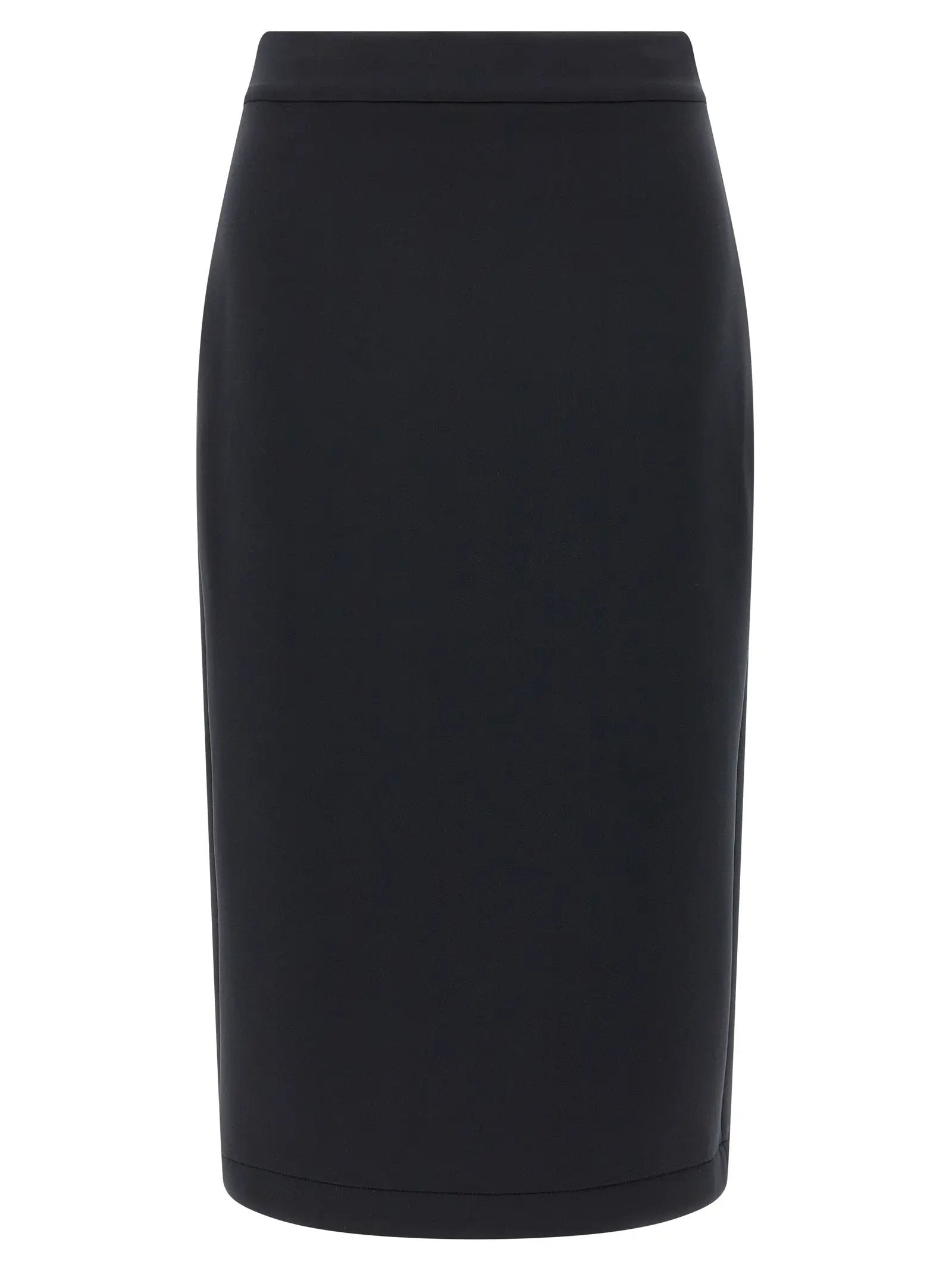 MONCLER GENIUS Black Polyester Midi Skirt