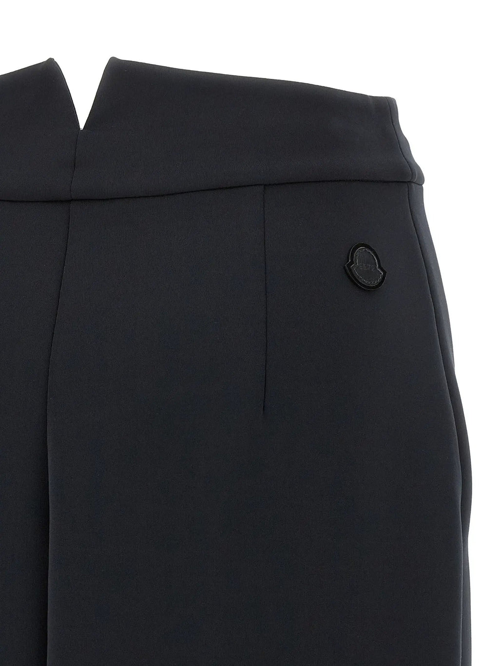 MONCLER GENIUS Black Polyester Midi Skirt