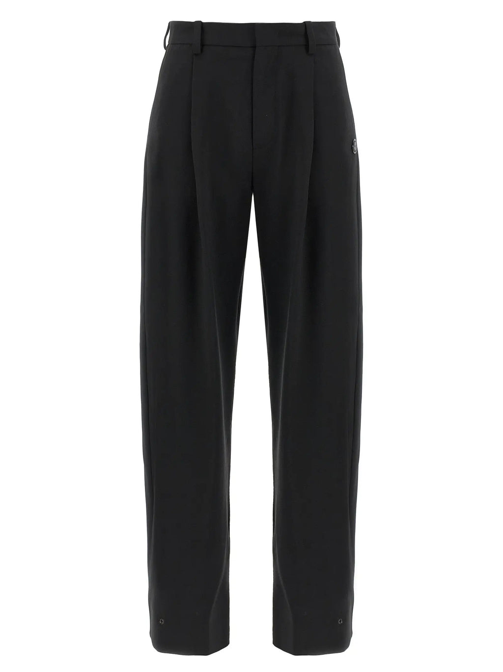 MONCLER GENIUS Black Polyester Dress Pants