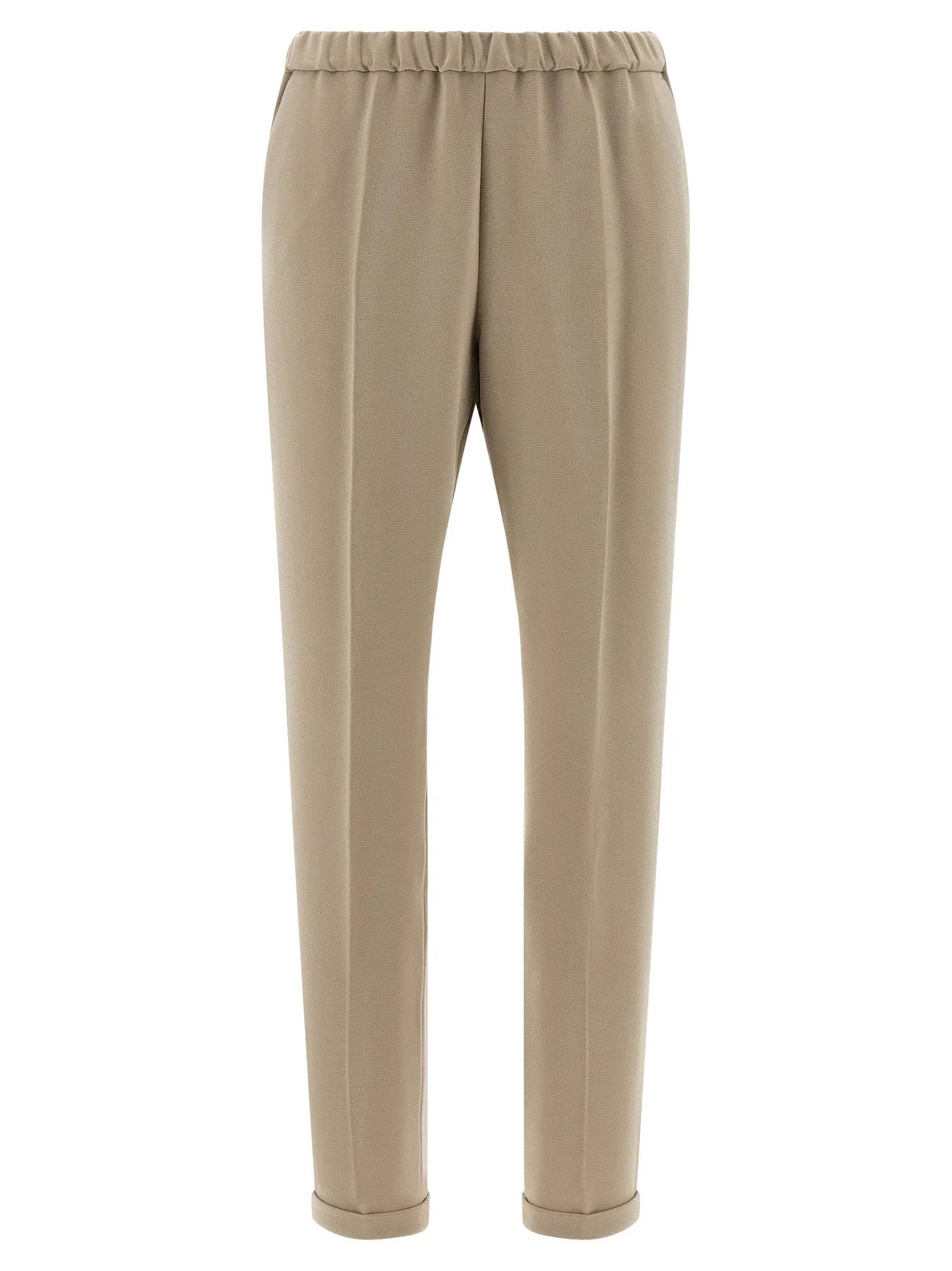 Alberto Biani Alberto Biani Beige Triacetate Casual Pants