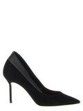 Aquazzura Black Goatskin High Heel Pumps