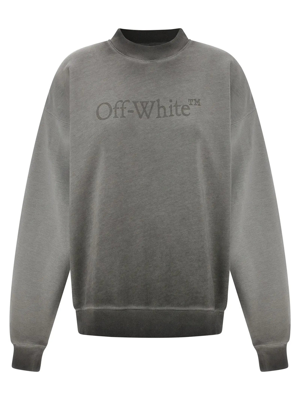 Off-White Gray Cotton Sweatshirt