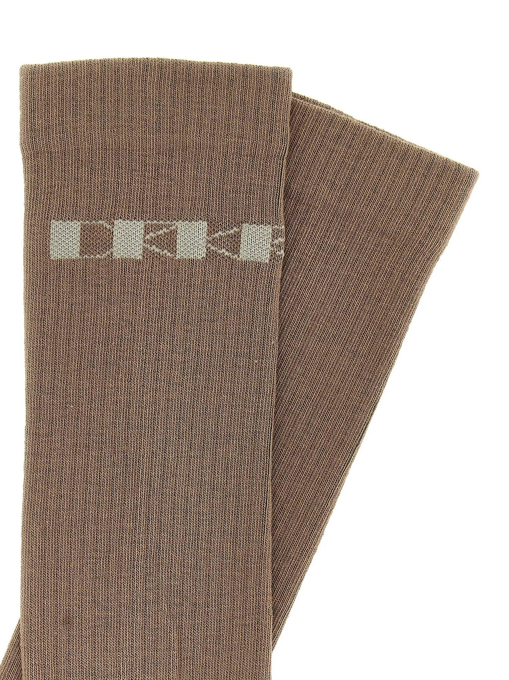 DRKSHDW Beige Cotton Socks
