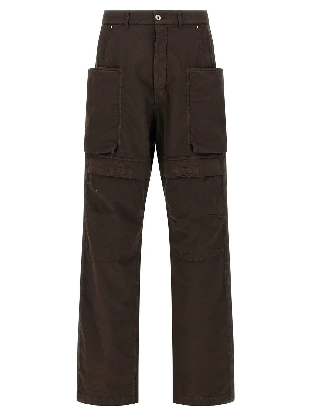 DRKSHDW Brown Cotton Cargo Pants