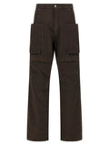 DRKSHDW Brown Cotton Cargo Pants