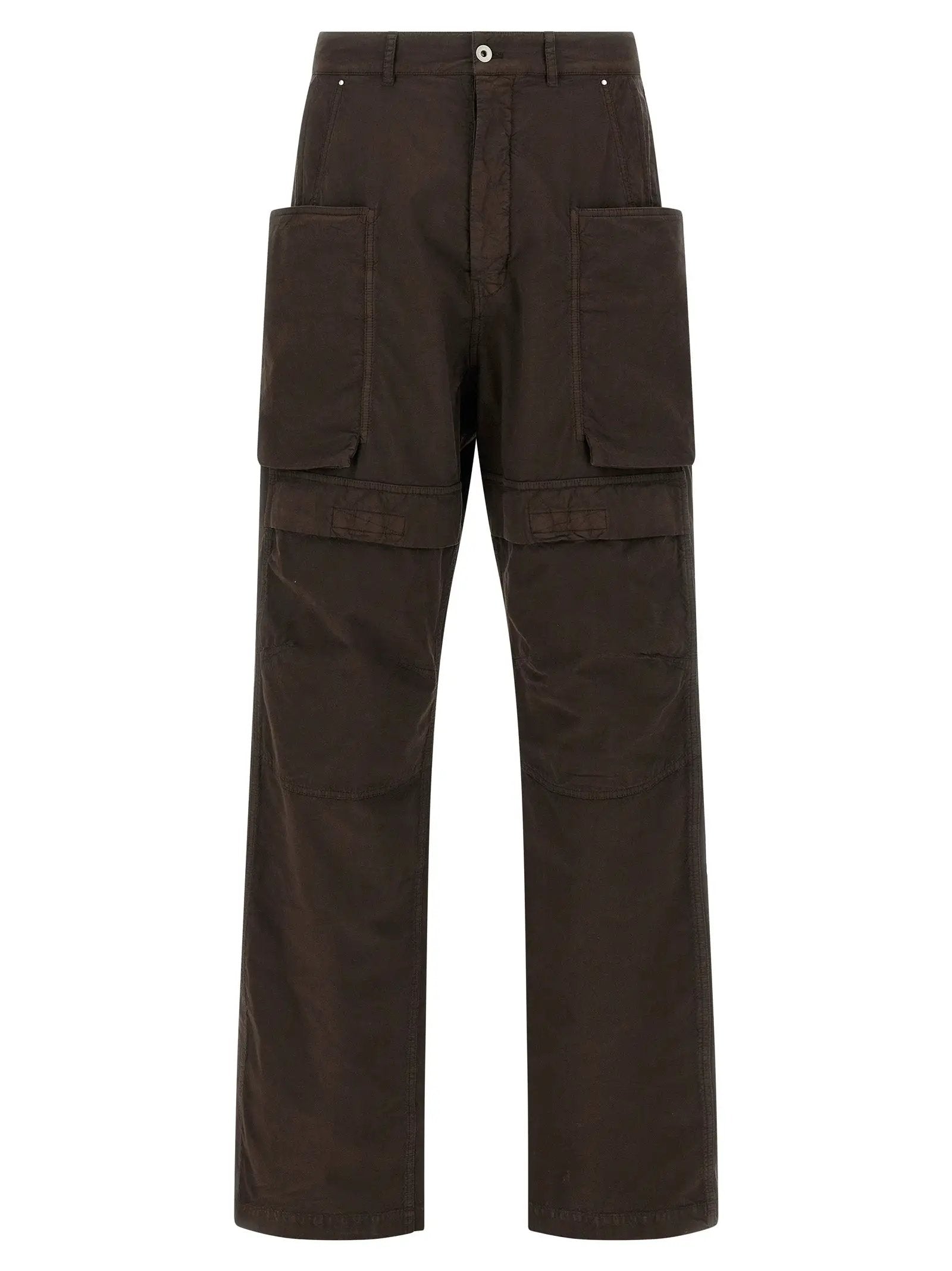 DRKSHDW Brown Cotton Cargo Pants