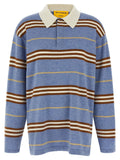 Guest in Residence Blue Cashmere Polo Shirt