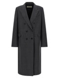 Dries Van Noten Gray Wool Coat