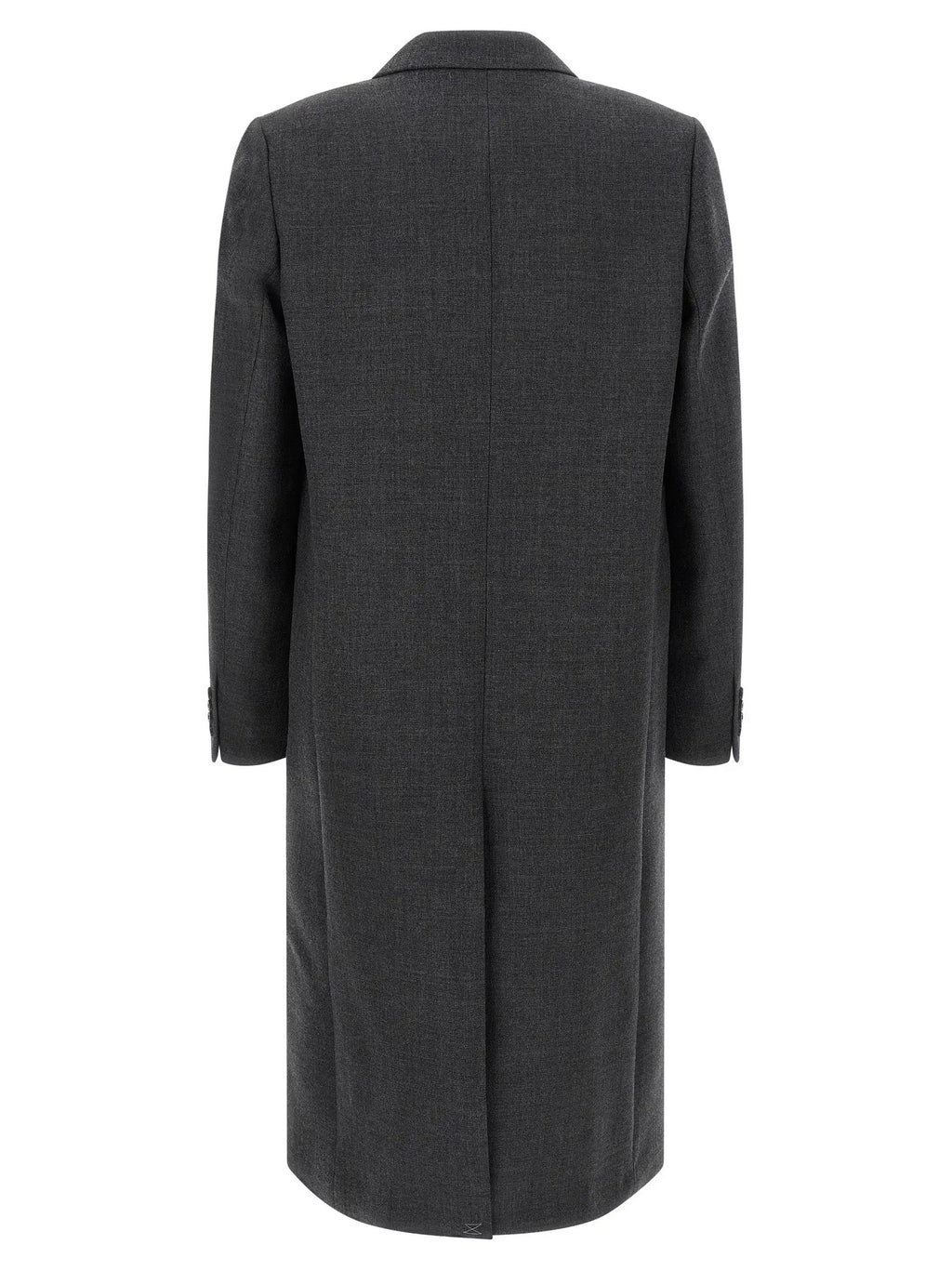 Dries Van Noten Gray Wool Coat