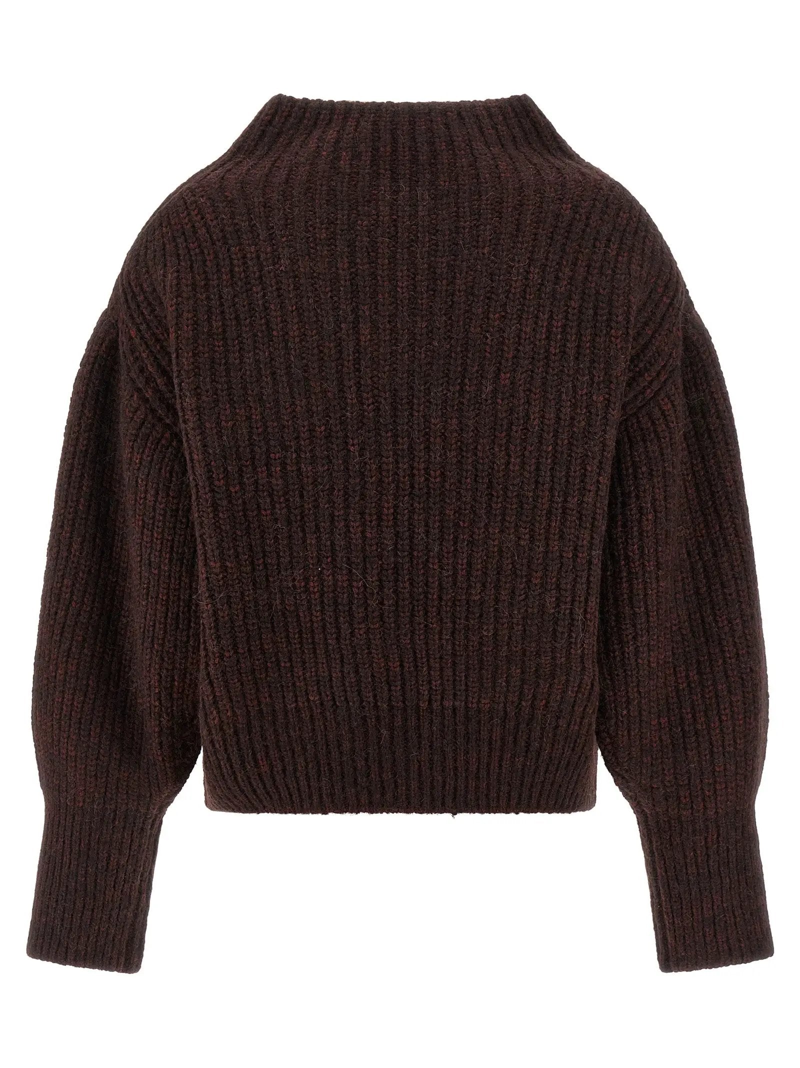 Dries Van Noten Bordeaux Wool Cardigan