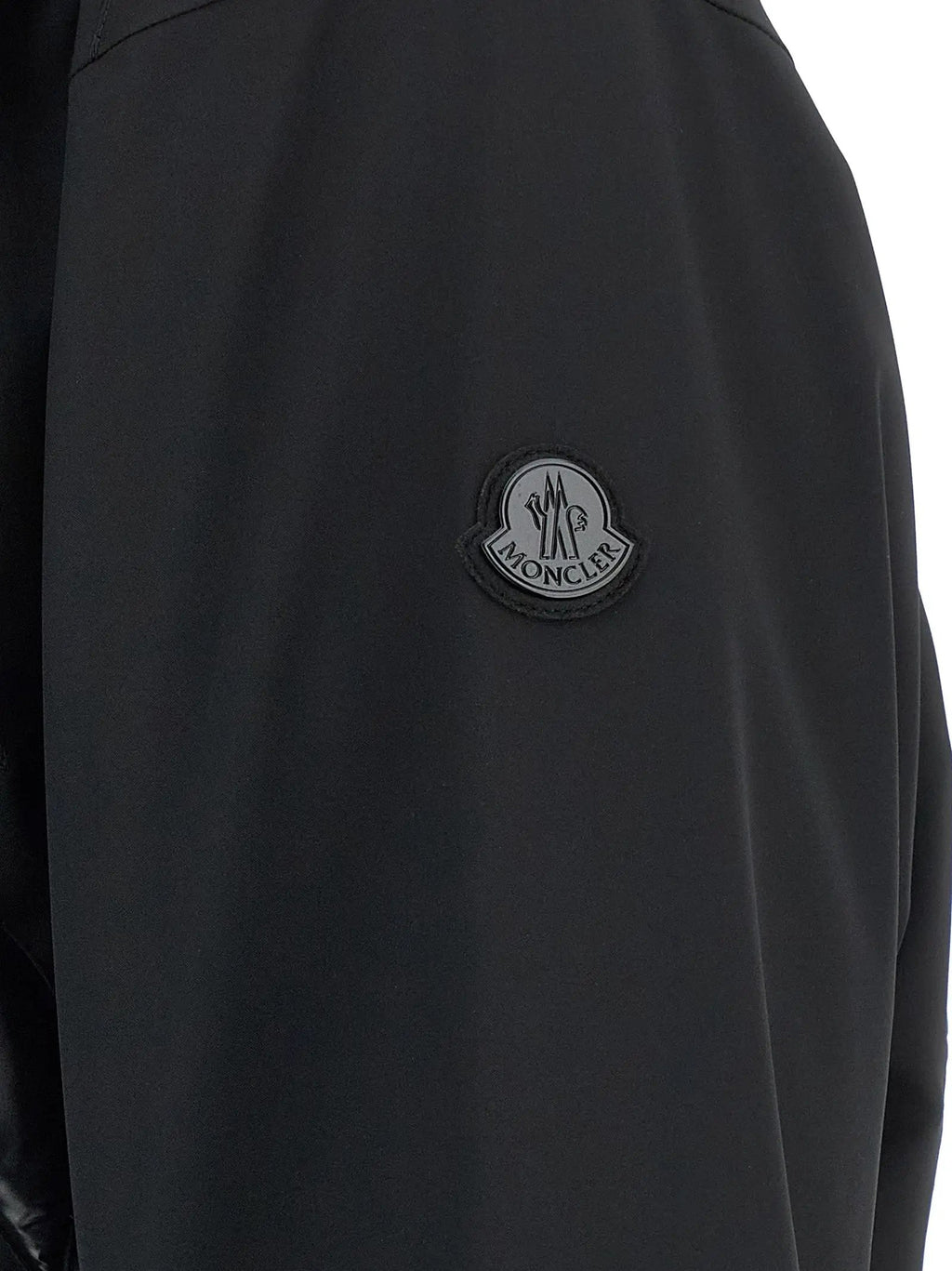MONCLER GENIUS Black Polyamide Full-Length Jacket