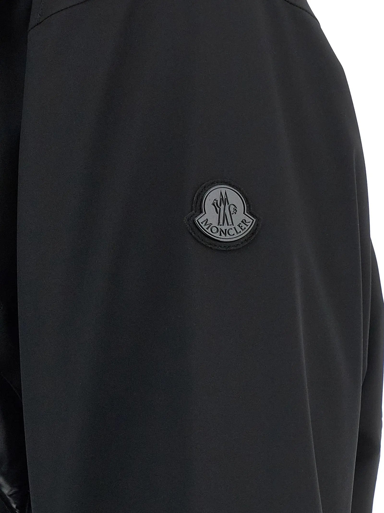 MONCLER GENIUS Black Polyamide Full-Length Jacket