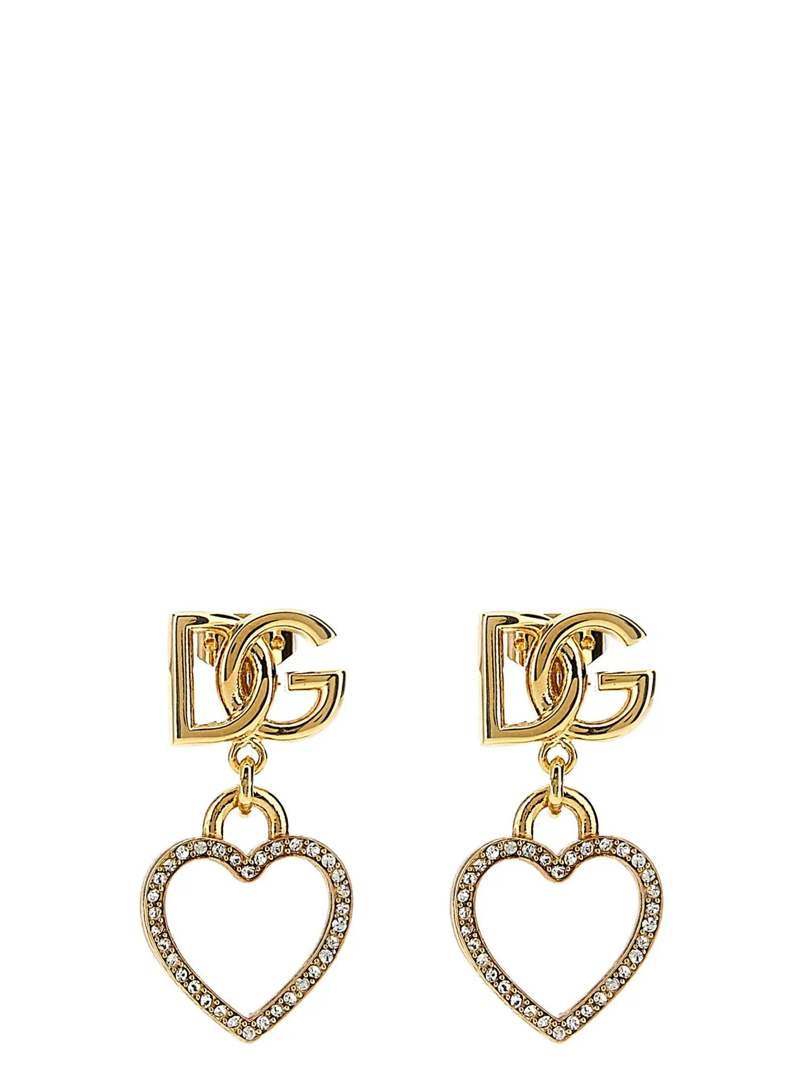 Dolce & Gabbana Gold Brass Earrings