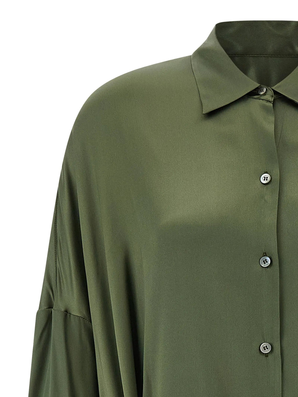 Dries Van Noten Bicolor Silk Midi Dress