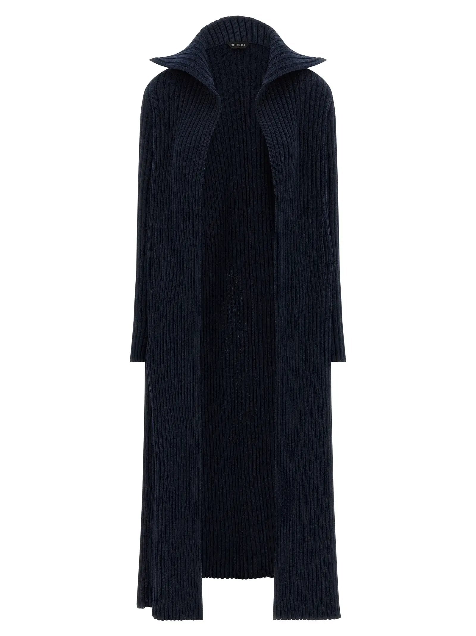 Balenciaga Blue Polyester Cardigan