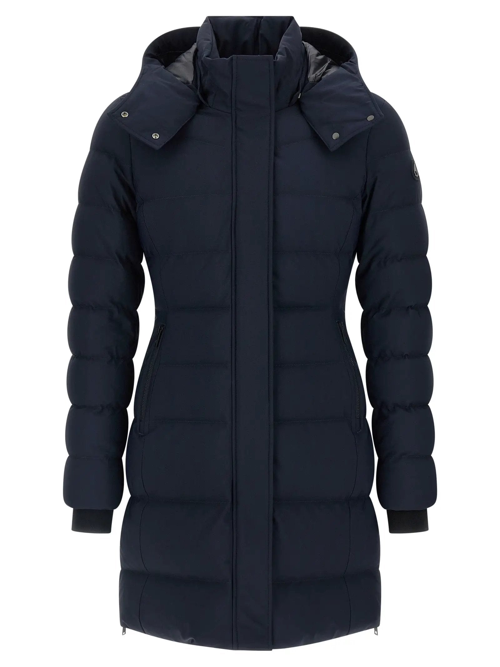 Moose Knuckles Blue Nylon Parka