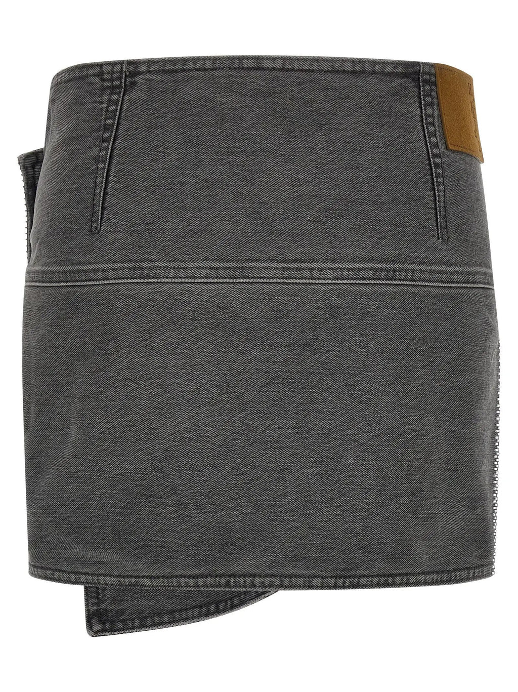 Haikure Gray Cotton Long Skirt