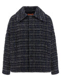 Missoni Blue Viscose Coat