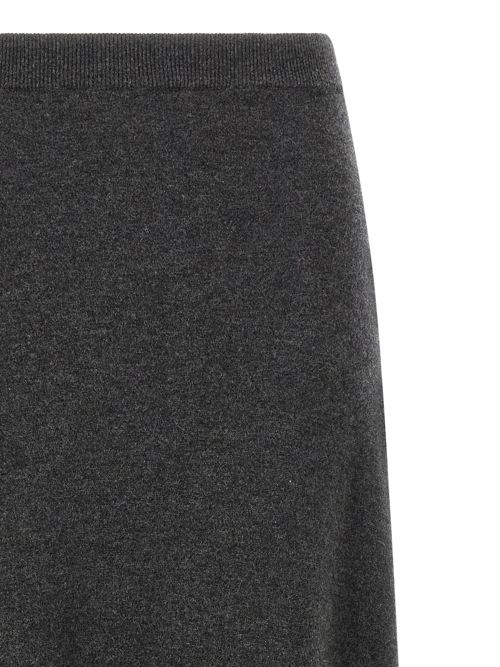 Balenciaga Gray Wool Mini Skirt