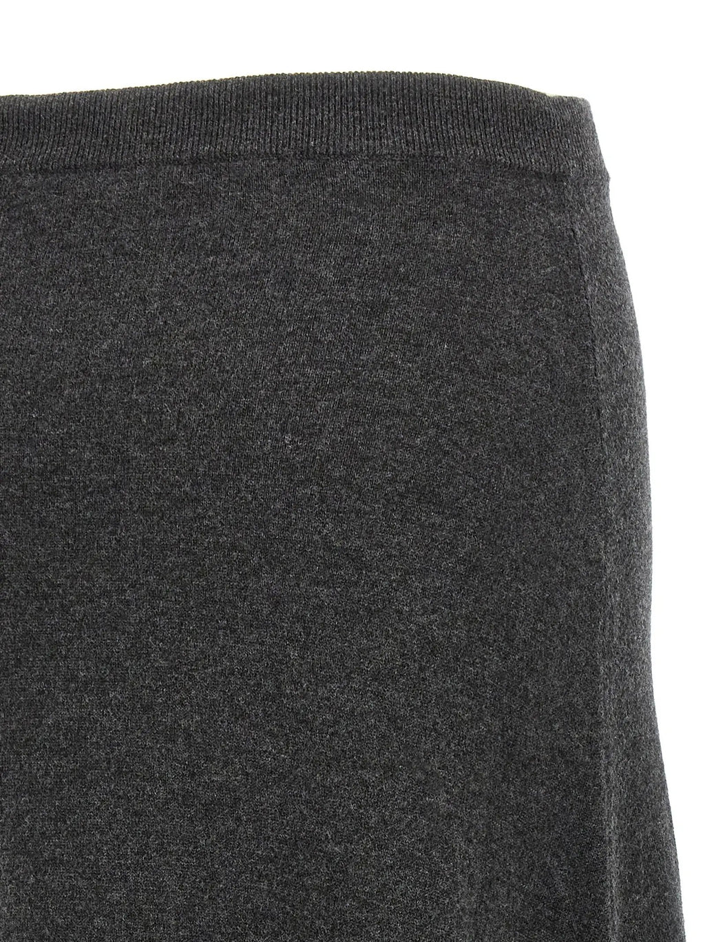 Balenciaga Gray Wool Mini Skirt