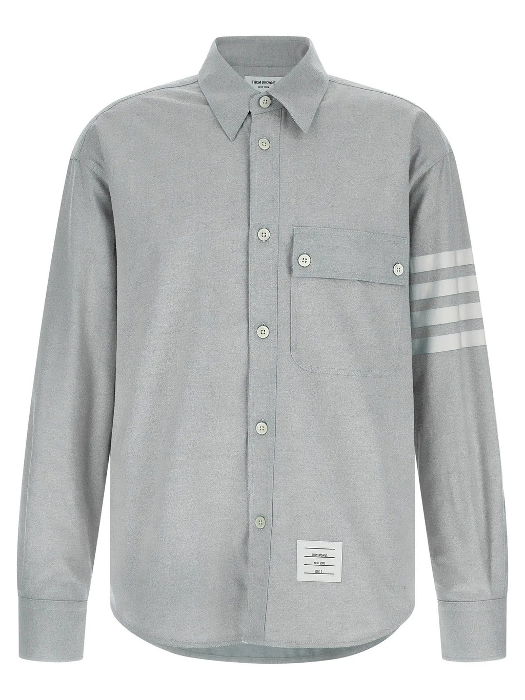 Thom Browne Gray Cotton Blouse