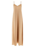 Ferragamo Beige Viscose Long Dress