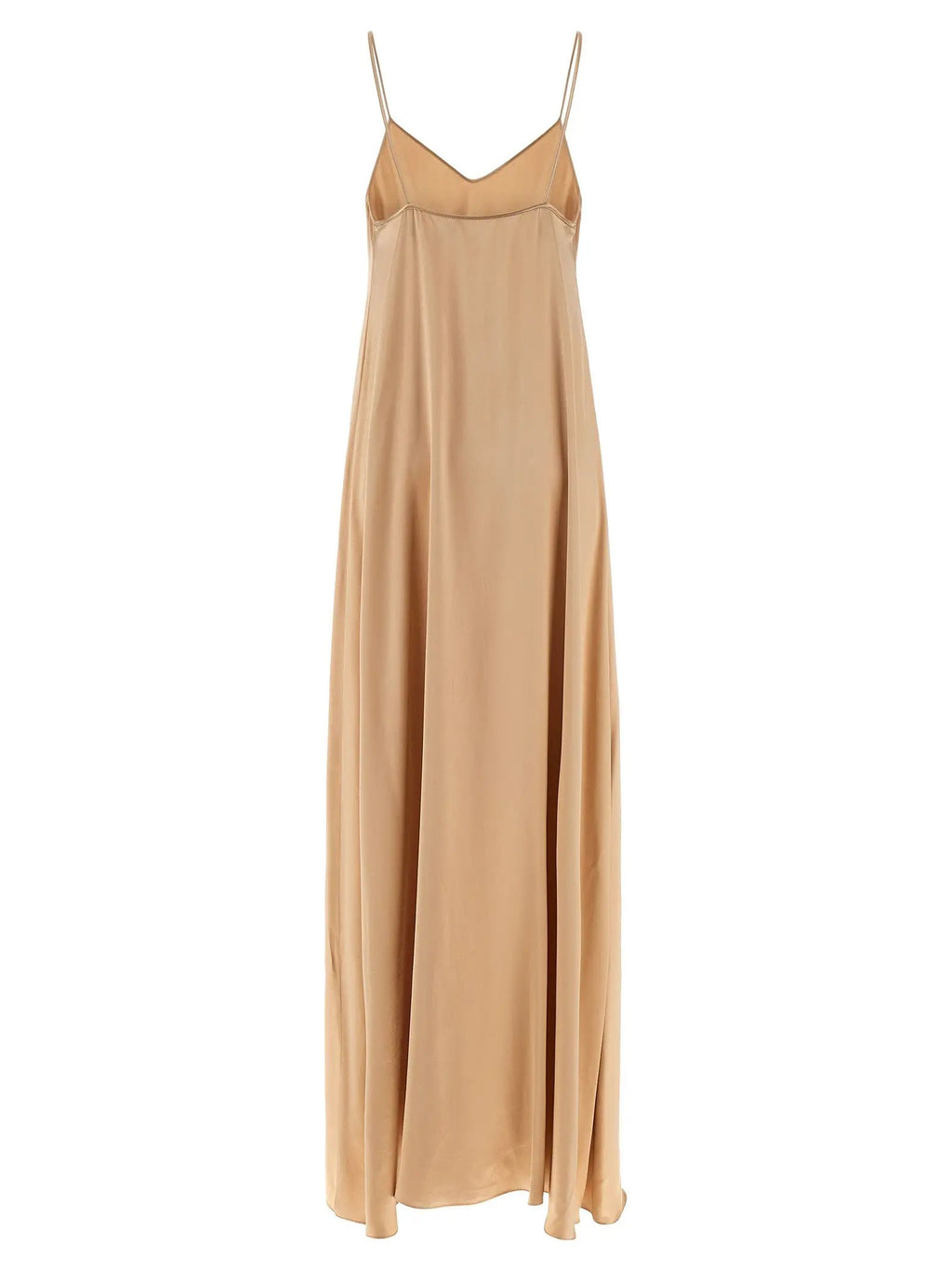 Ferragamo Beige Viscose Long Dress