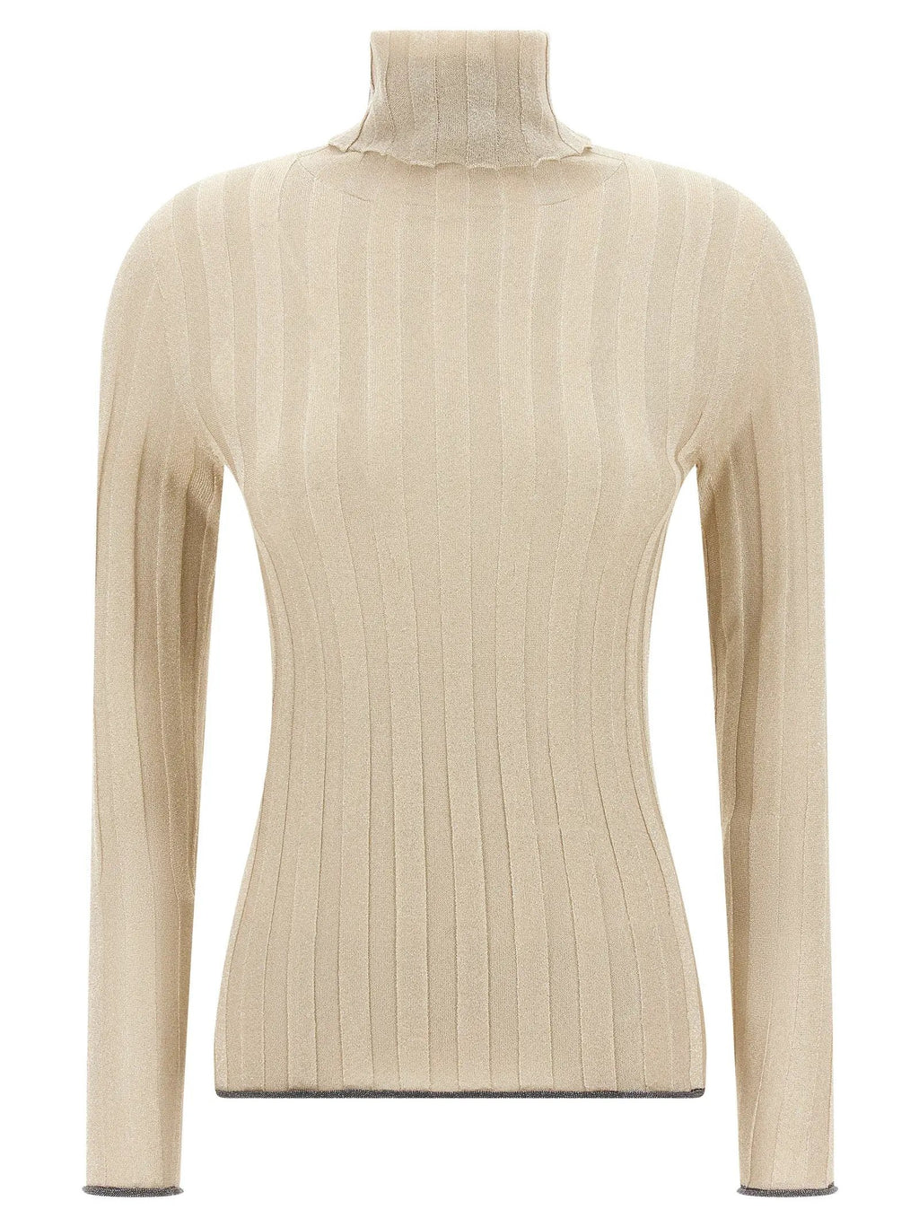 Fabiana Filippi Gold Viscose Cardigan