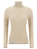 Fabiana Filippi Gold Viscose Cardigan