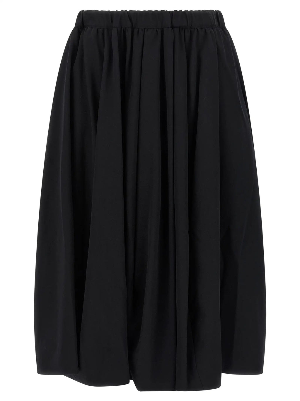 Comme Des Garçons Black Wool Mini Skirt