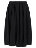 Comme Des Garçons Black Wool Mini Skirt