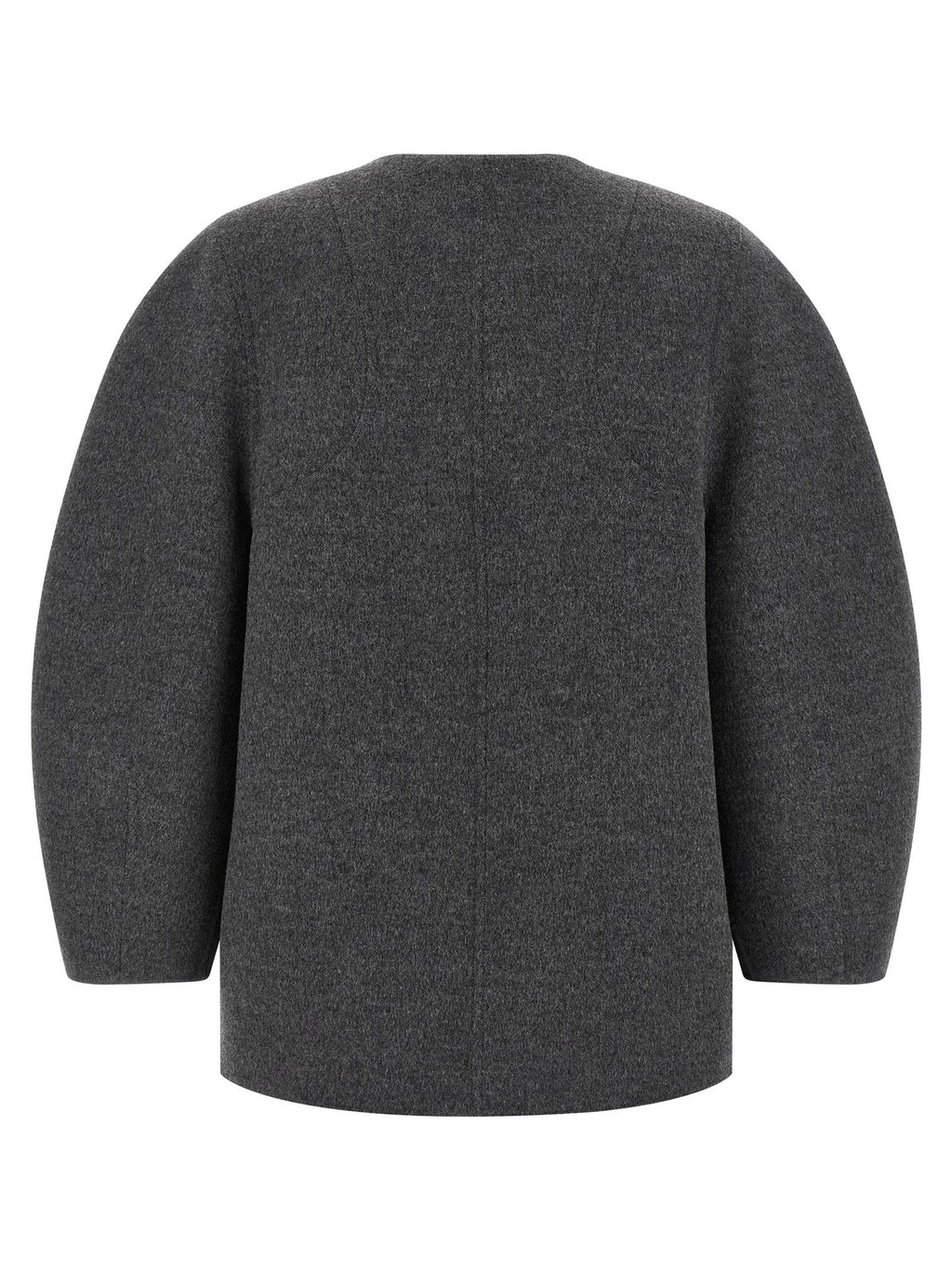Fendi Gray Virgin Wool Coat