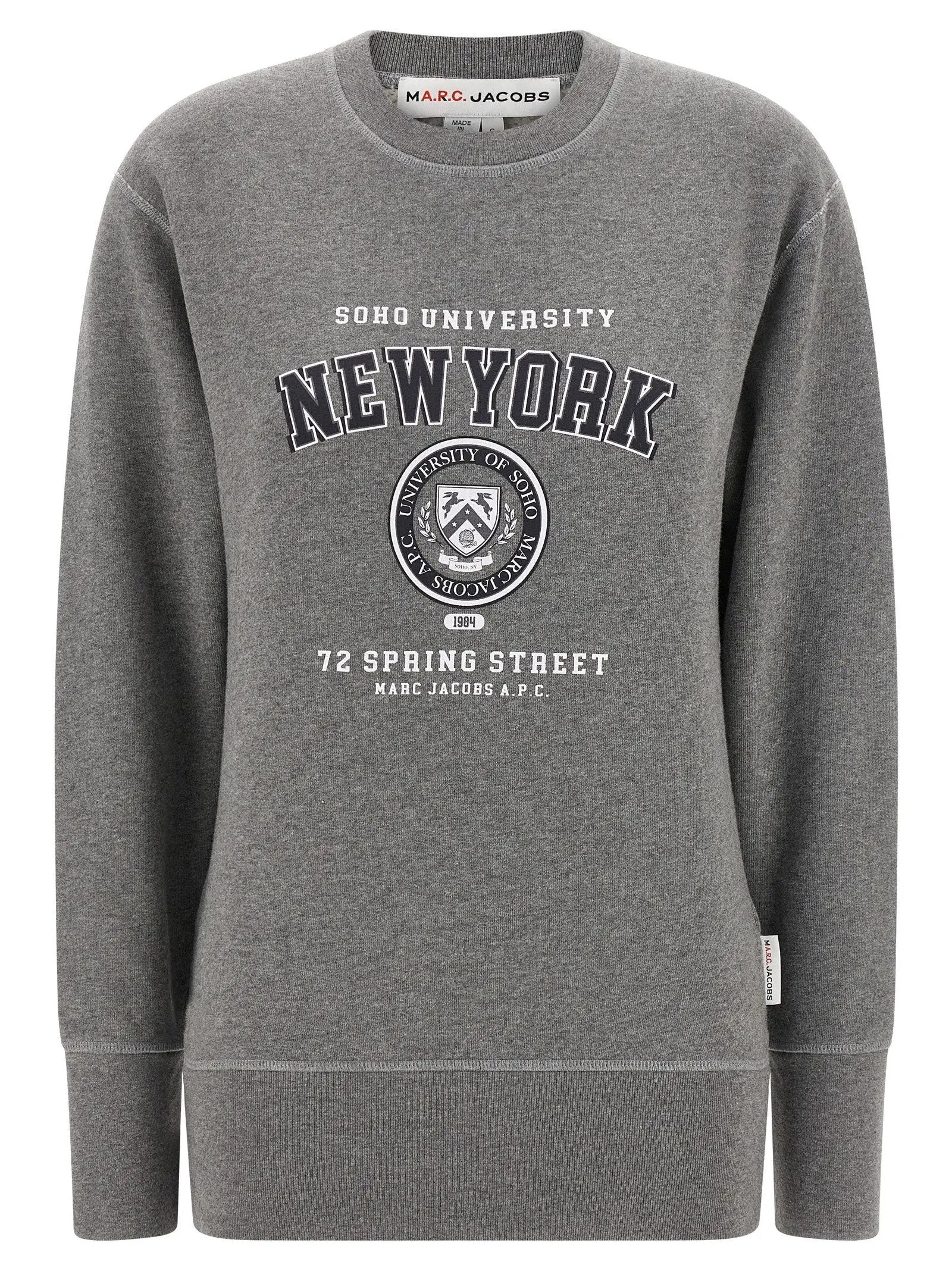 A.P.C. Gray Cotton Sweatshirt