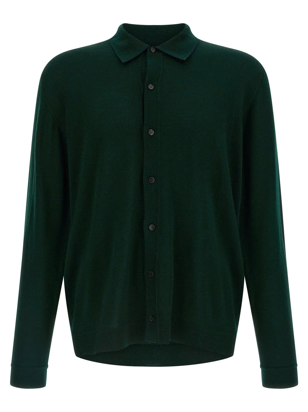Roberto Collina Bicolor Merino Wool Cardigan