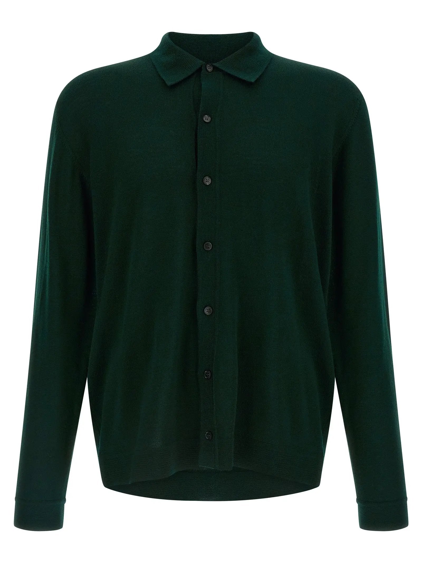 Roberto Collina Bicolor Merino Wool Cardigan