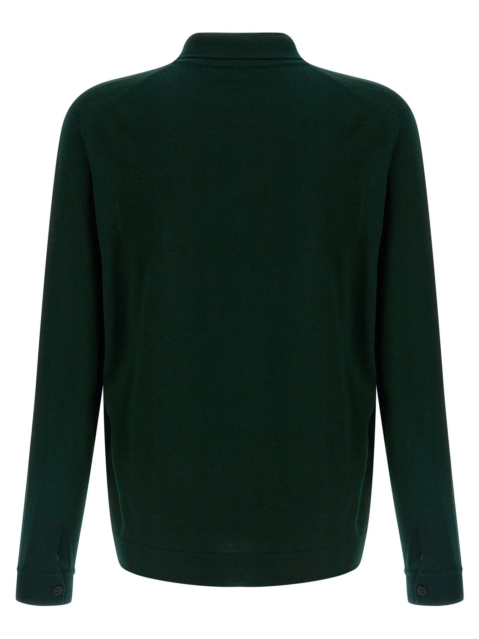 Roberto Collina Bicolor Merino Wool Cardigan